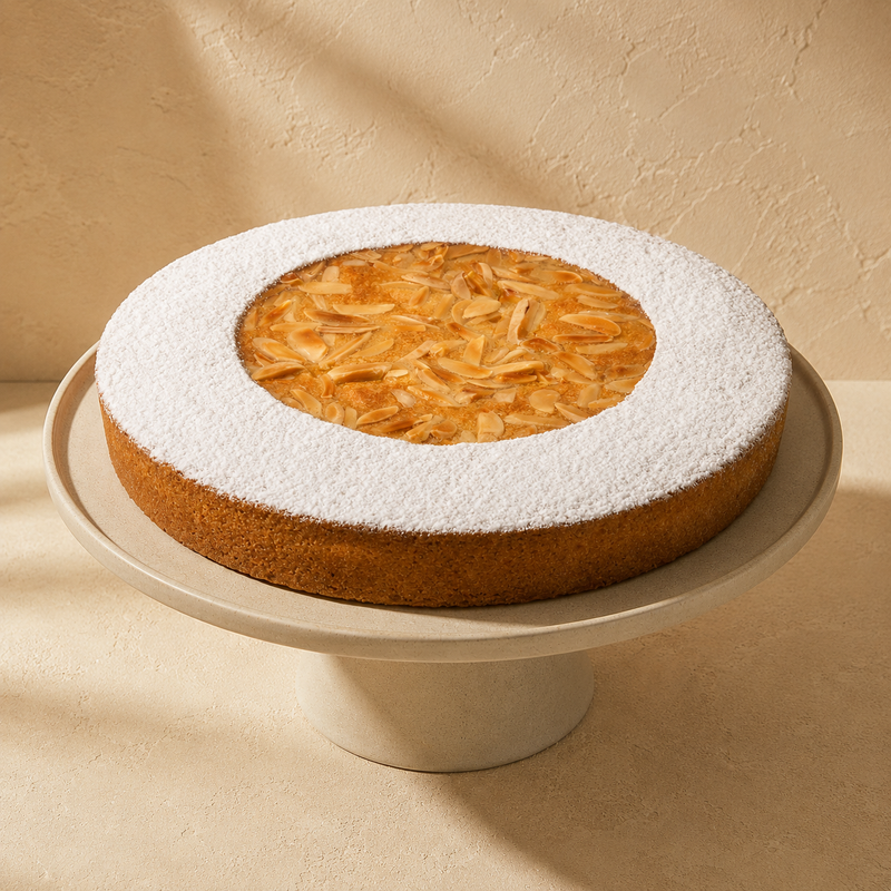 TORTA MANDORLE E LAMPONI